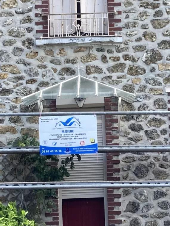 Rénovation complète de marquise à Coulommiers, Coulommiers, M.Dieux