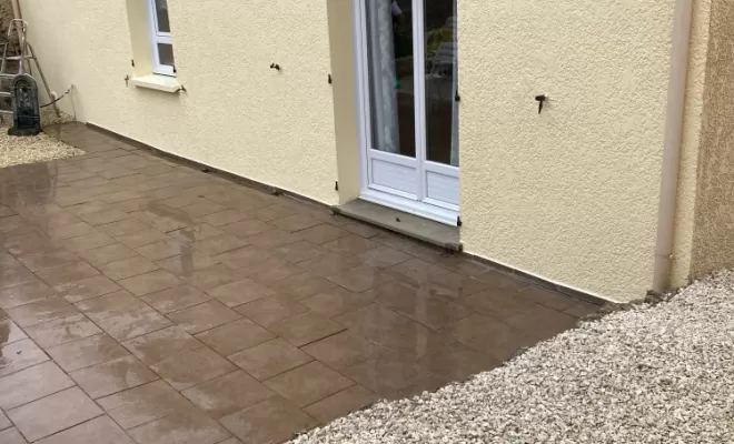 Rénovation et ravalement de façade extérieure à Boissy-le-Châtel, Coulommiers, M.Dieux